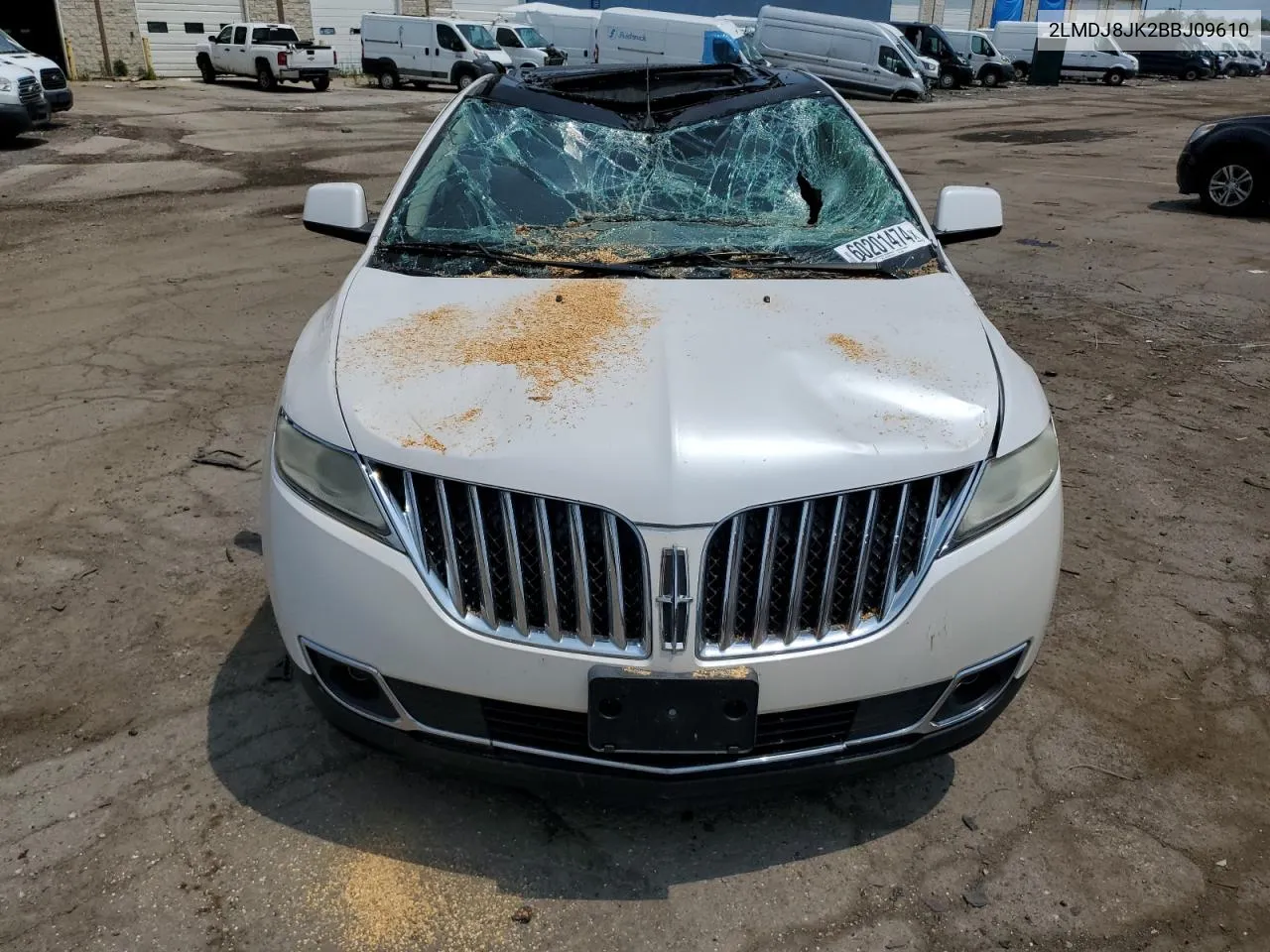 2011 Lincoln Mkx VIN: 2LMDJ8JK2BBJ09610 Lot: 60201474