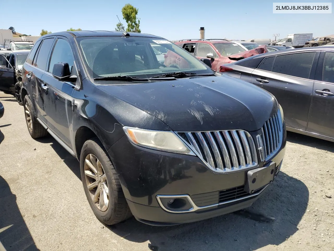 2011 Lincoln Mkx VIN: 2LMDJ8JK3BBJ12385 Lot: 60517104