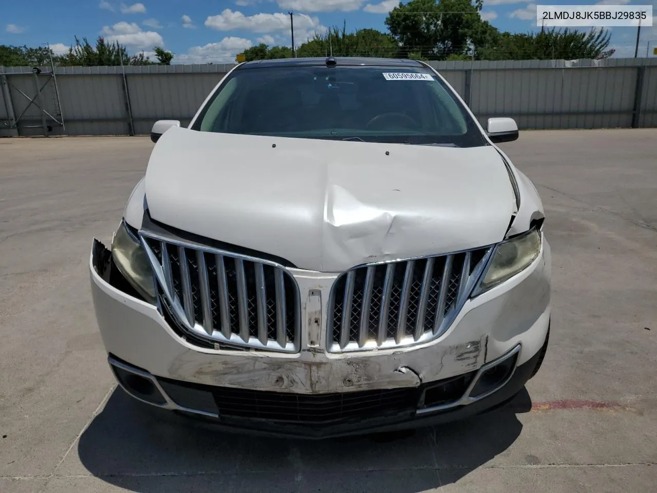 2LMDJ8JK5BBJ29835 2011 Lincoln Mkx