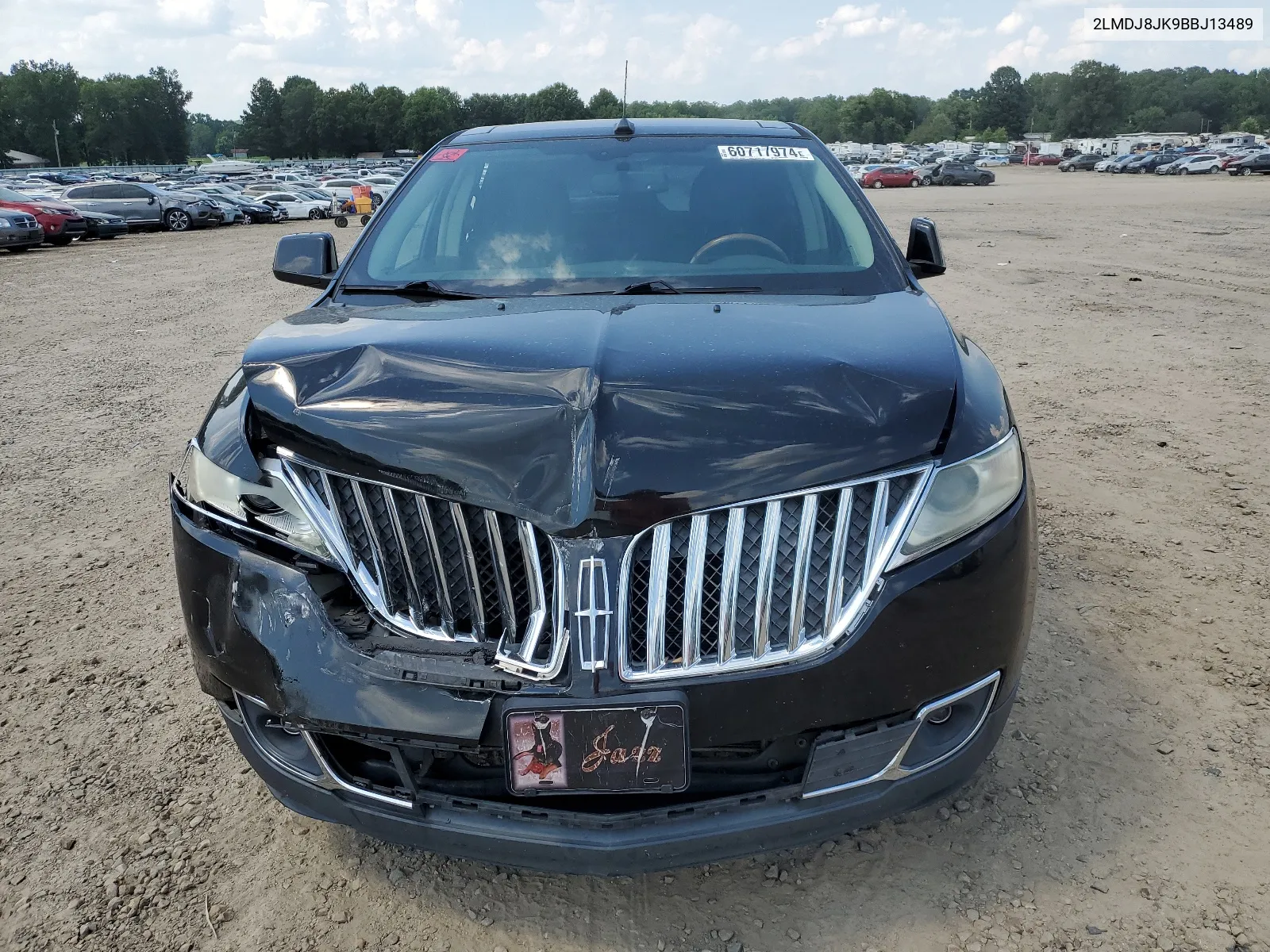 2011 Lincoln Mkx VIN: 2LMDJ8JK9BBJ13489 Lot: 60717974