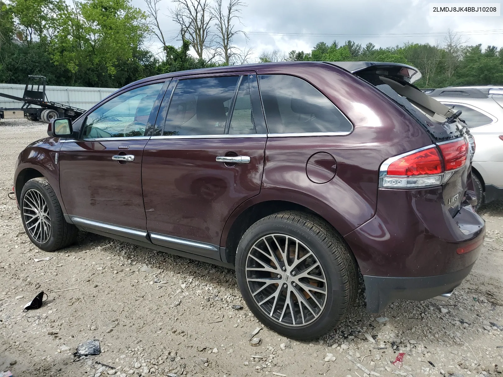 2011 Lincoln Mkx VIN: 2LMDJ8JK4BBJ10208 Lot: 61133504