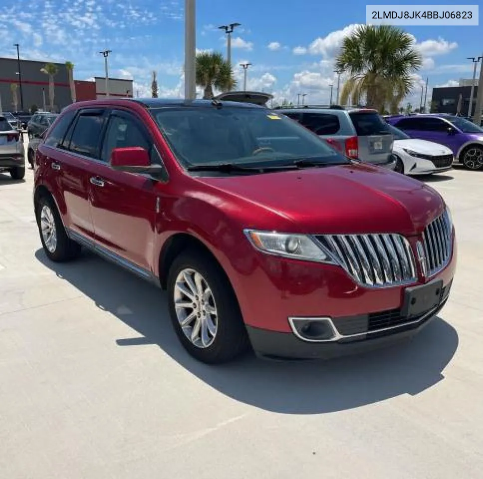 2011 Lincoln Mkx VIN: 2LMDJ8JK4BBJ06823 Lot: 61469604