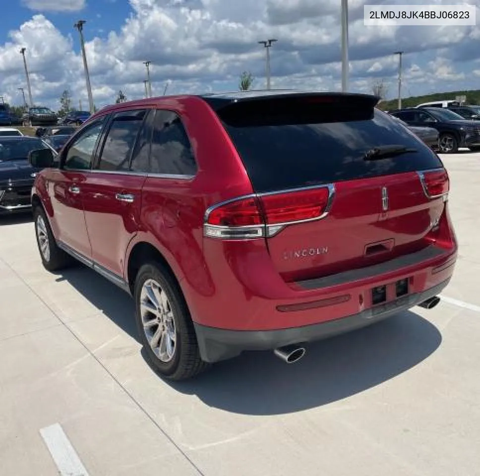 2011 Lincoln Mkx VIN: 2LMDJ8JK4BBJ06823 Lot: 61469604