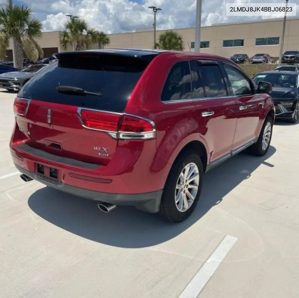 2011 Lincoln Mkx VIN: 2LMDJ8JK4BBJ06823 Lot: 61469604