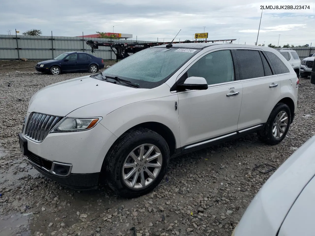 2011 Lincoln Mkx VIN: 2LMDJ8JK2BBJ23474 Lot: 61532734