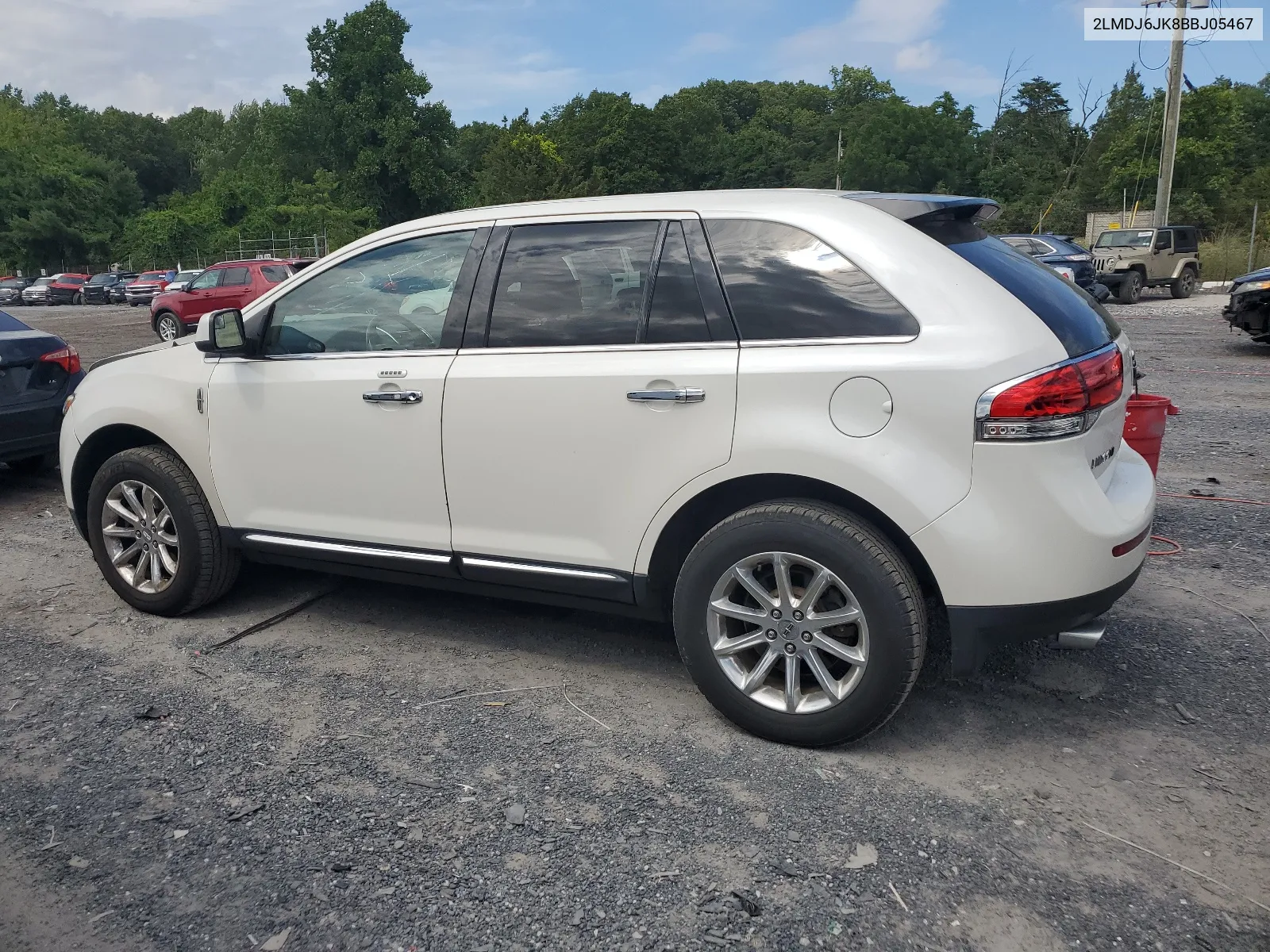 2011 Lincoln Mkx VIN: 2LMDJ6JK8BBJ05467 Lot: 61813564