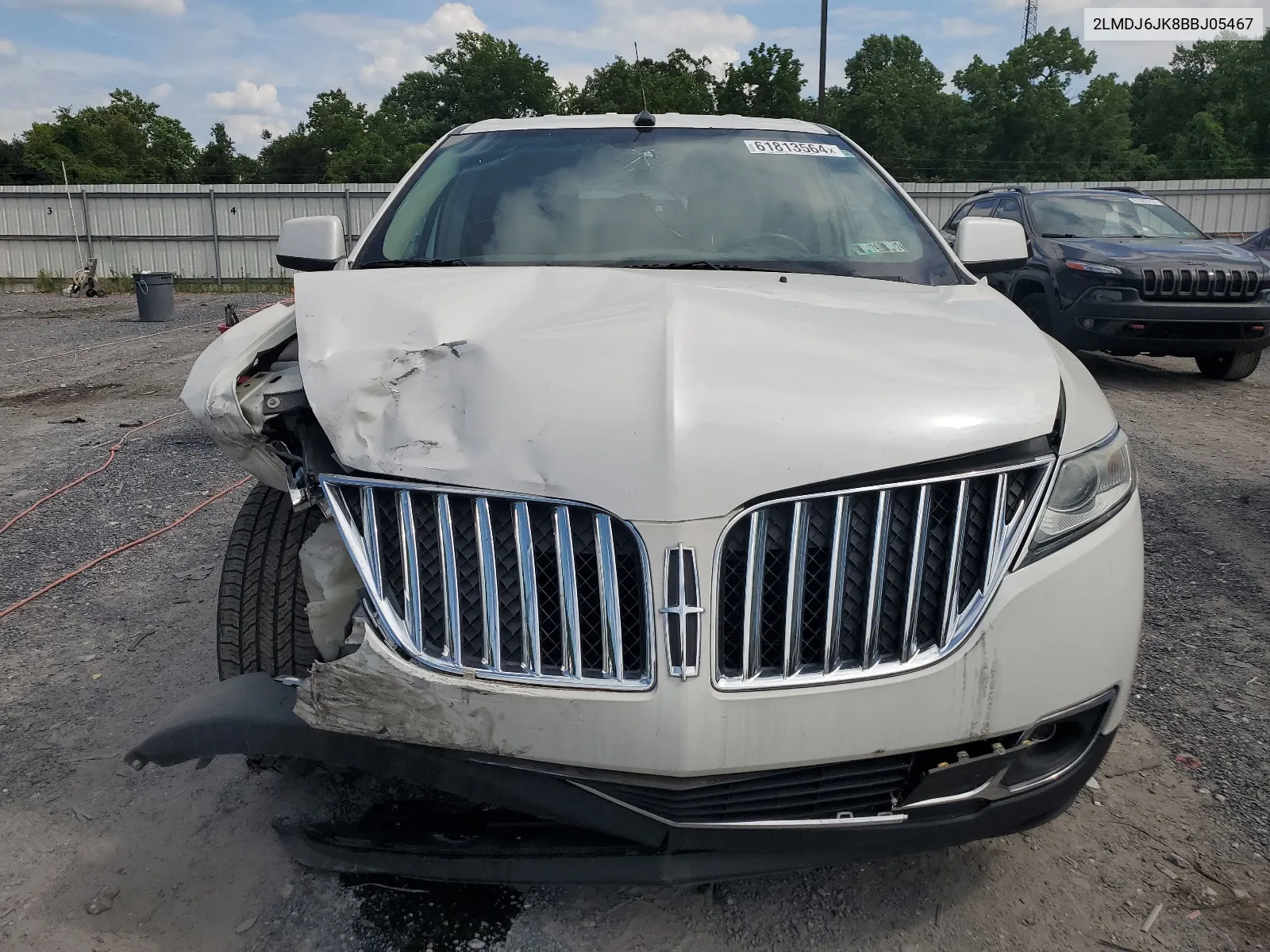 2011 Lincoln Mkx VIN: 2LMDJ6JK8BBJ05467 Lot: 61813564