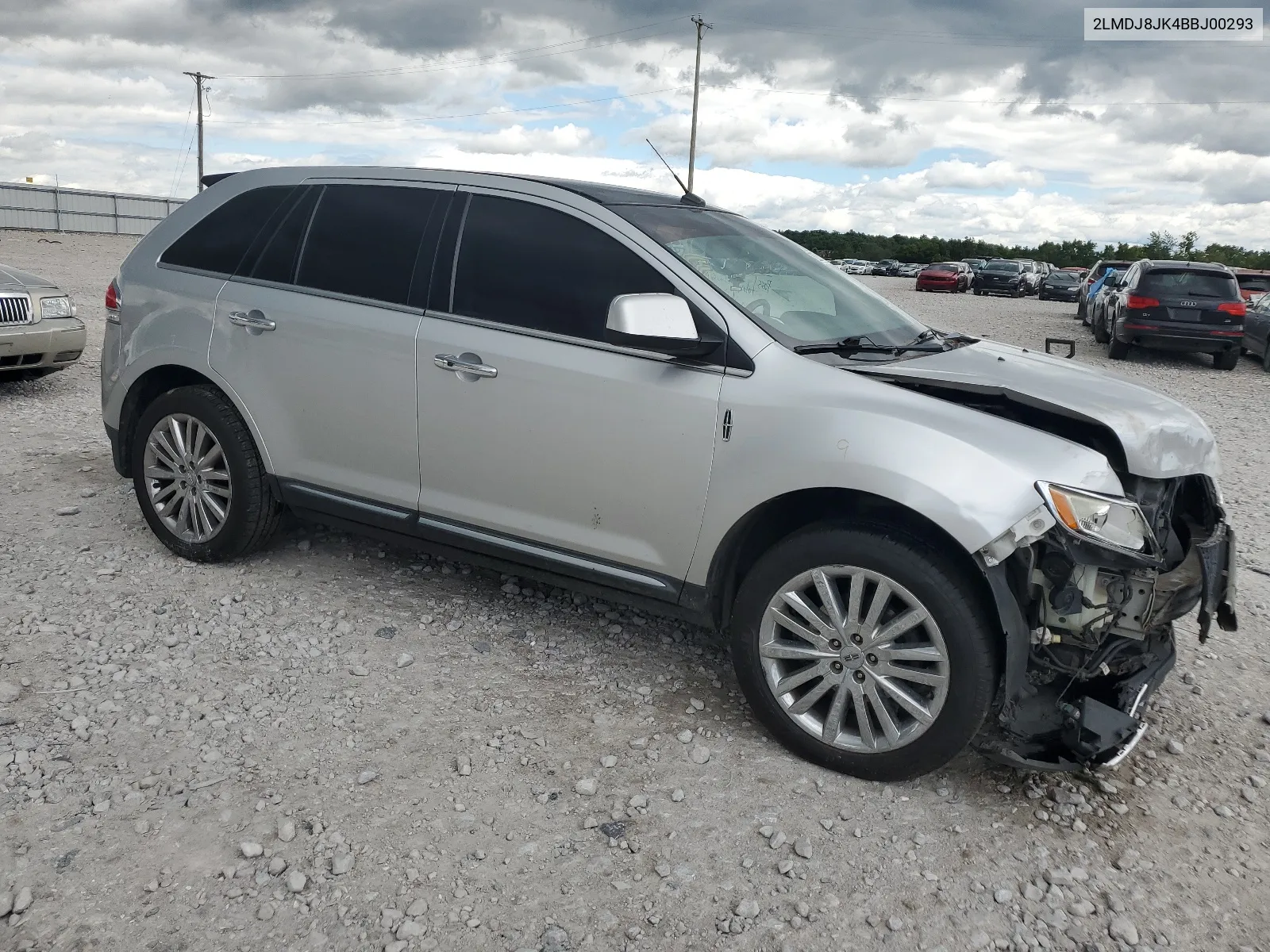 2011 Lincoln Mkx VIN: 2LMDJ8JK4BBJ00293 Lot: 62251194