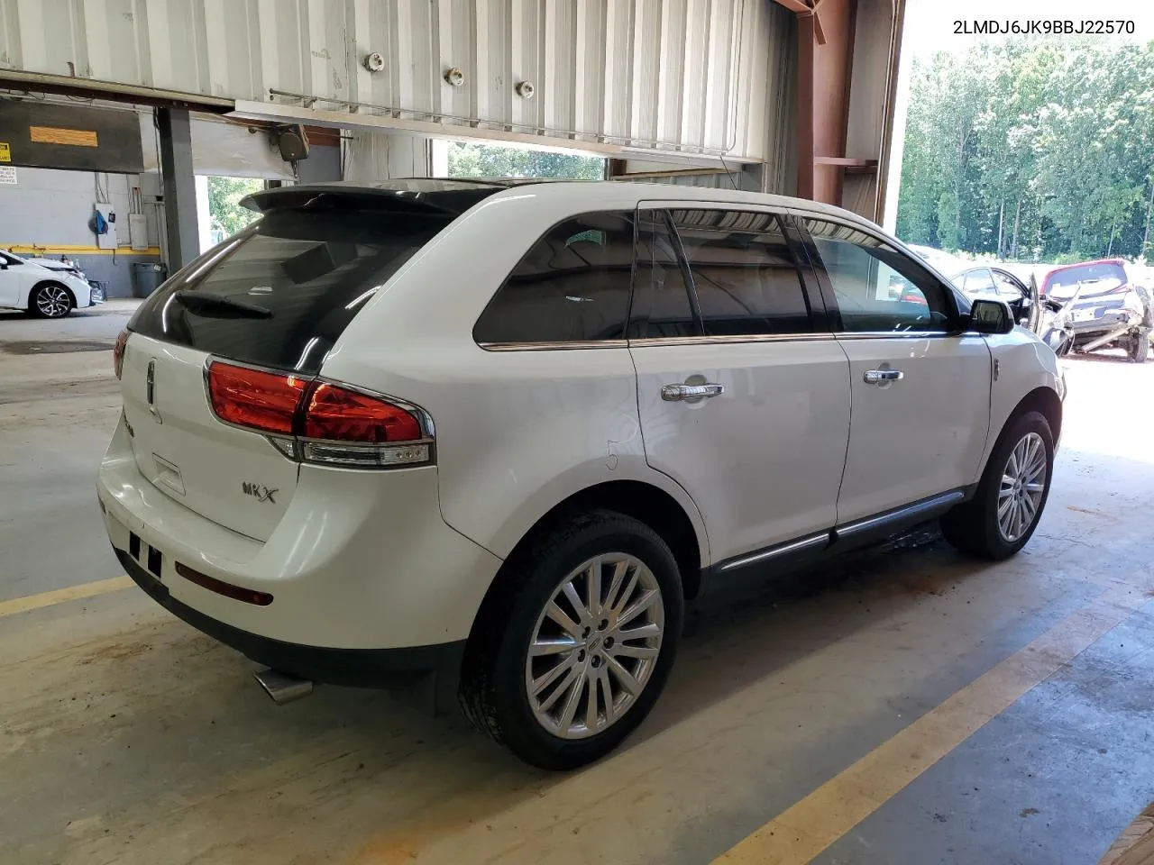 2011 Lincoln Mkx VIN: 2LMDJ6JK9BBJ22570 Lot: 62660174