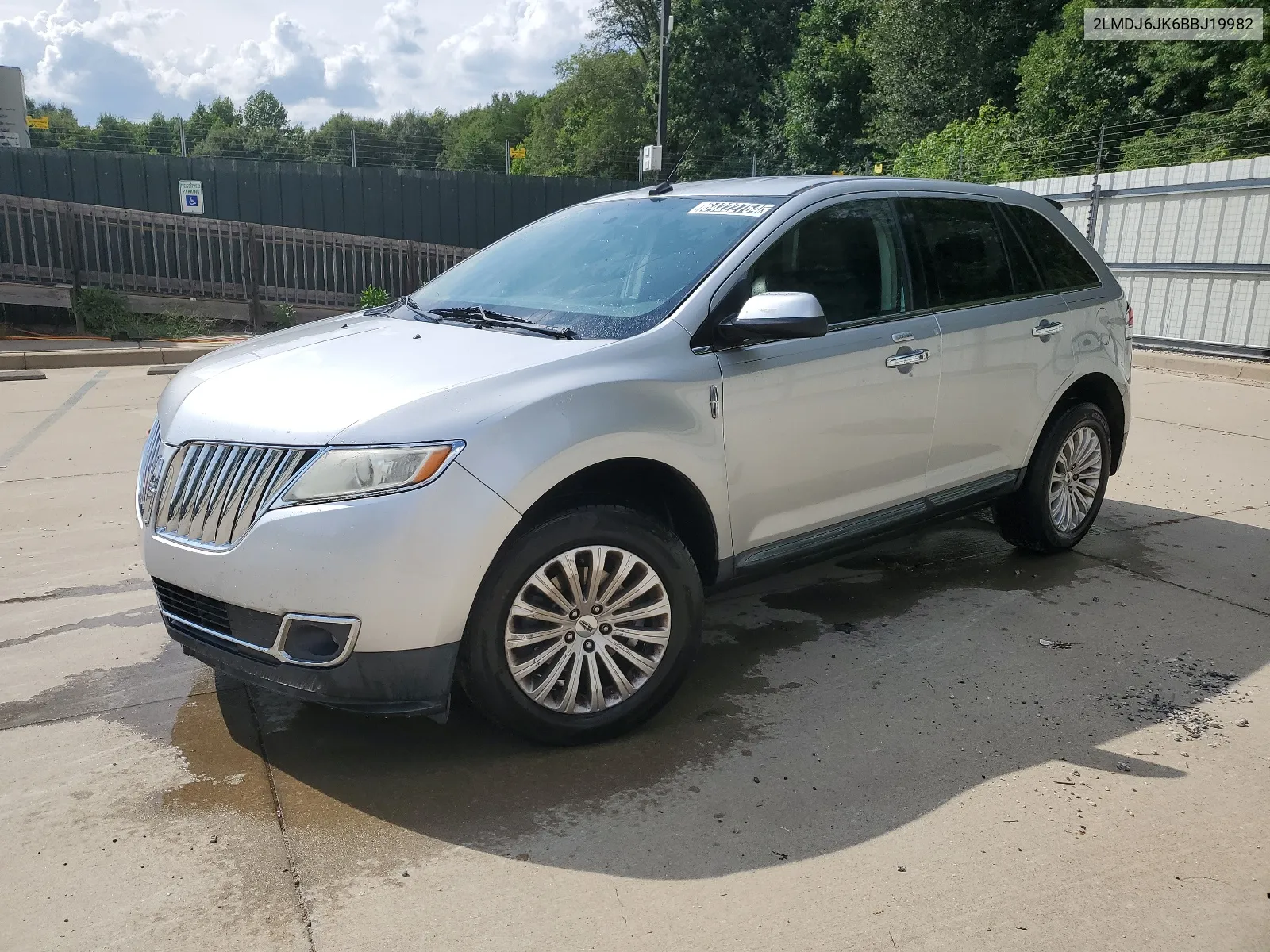 2011 Lincoln Mkx VIN: 2LMDJ6JK6BBJ19982 Lot: 64222754