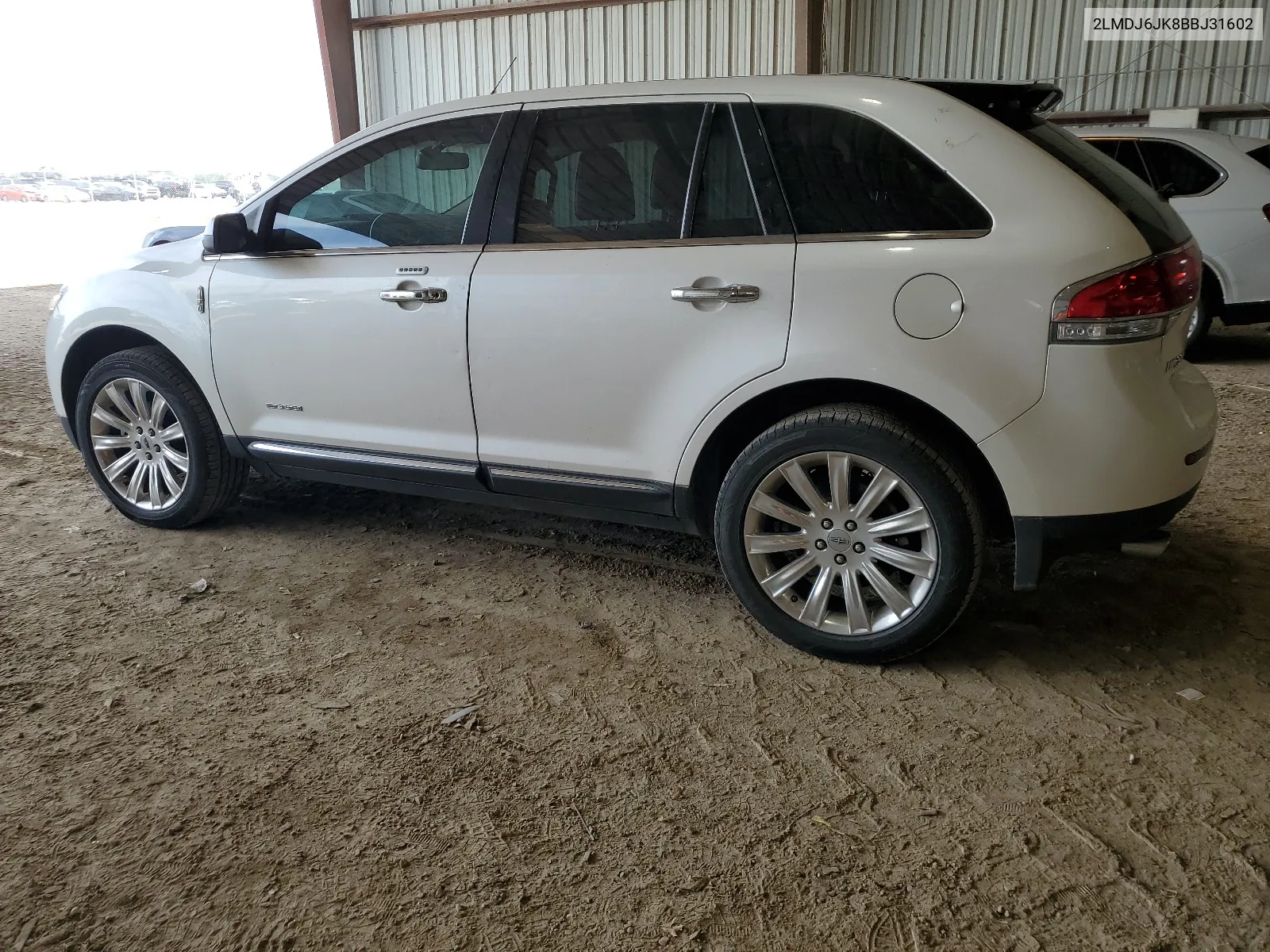 2011 Lincoln Mkx VIN: 2LMDJ6JK8BBJ31602 Lot: 64315654