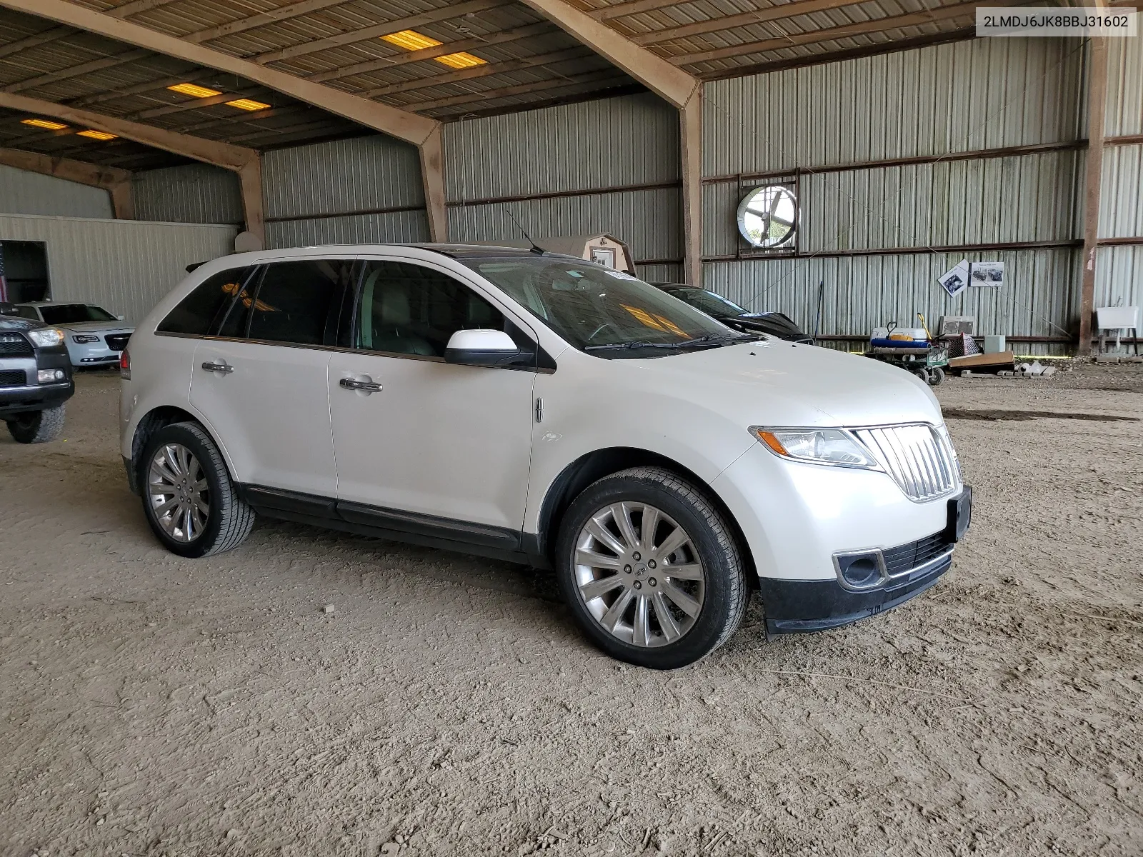 2LMDJ6JK8BBJ31602 2011 Lincoln Mkx