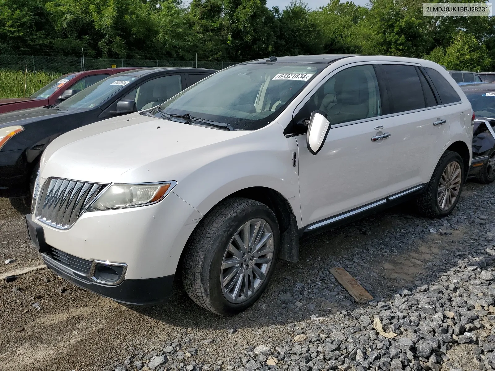 2LMDJ8JK1BBJ28231 2011 Lincoln Mkx