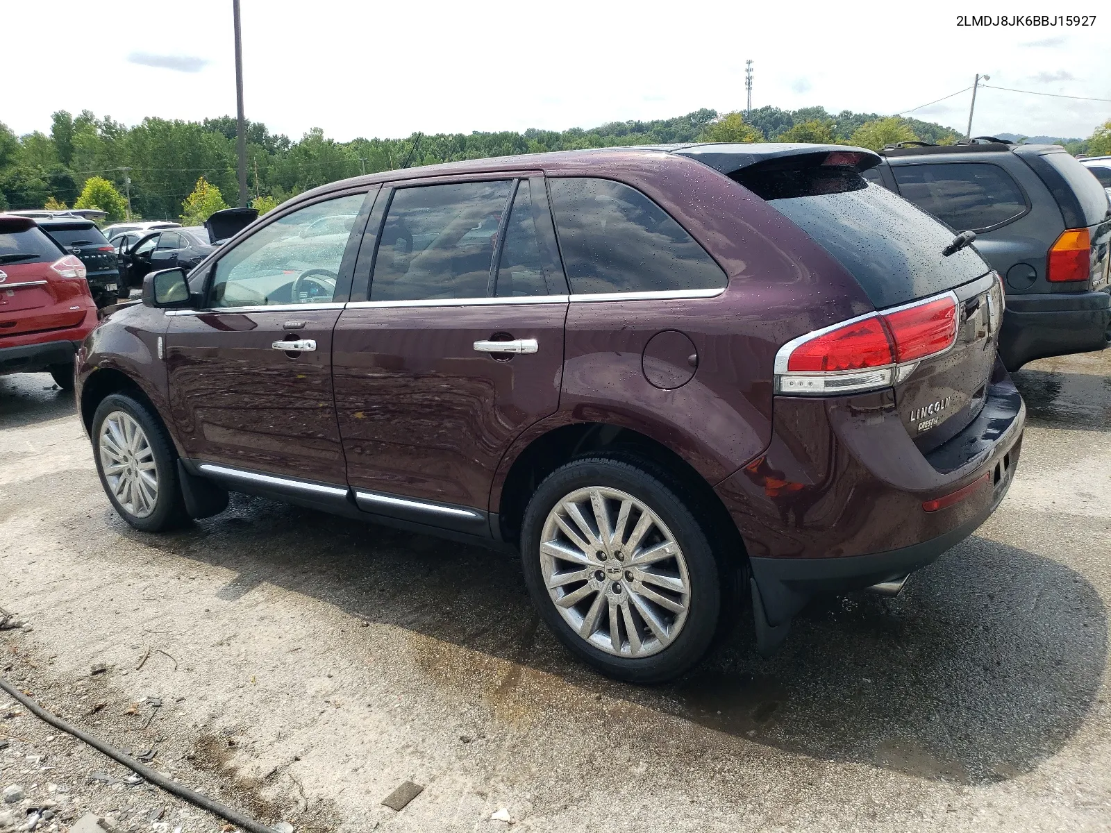 2011 Lincoln Mkx VIN: 2LMDJ8JK6BBJ15927 Lot: 64507484