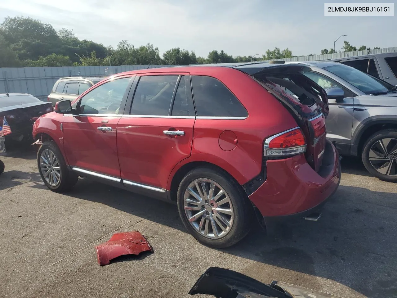 2LMDJ8JK9BBJ16151 2011 Lincoln Mkx