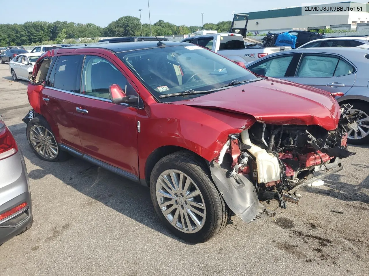 2011 Lincoln Mkx VIN: 2LMDJ8JK9BBJ16151 Lot: 64931144