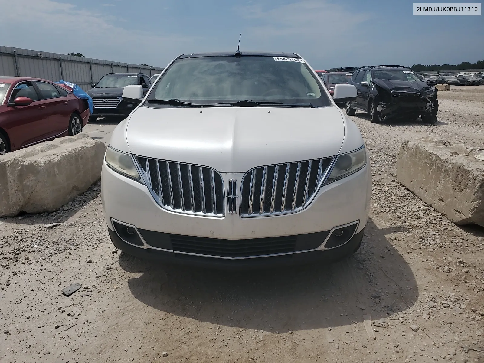 2011 Lincoln Mkx VIN: 2LMDJ8JK0BBJ11310 Lot: 65460484