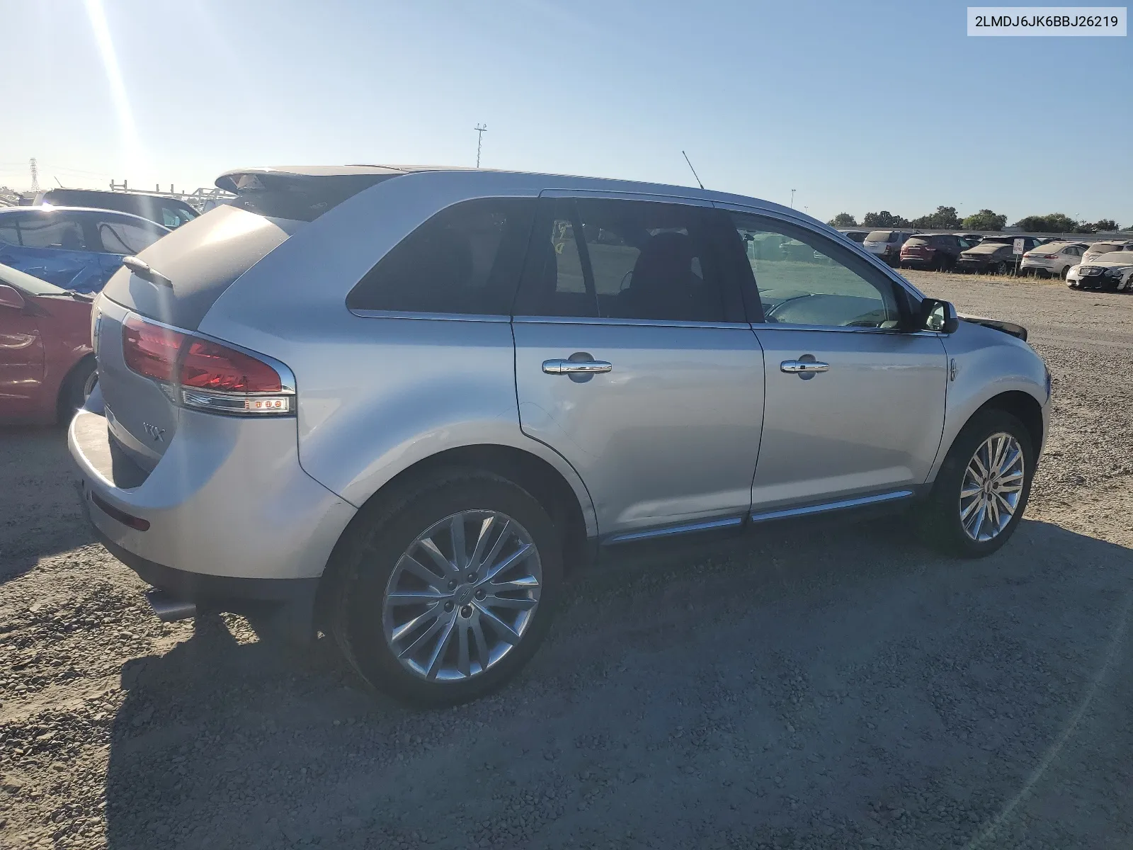 2011 Lincoln Mkx VIN: 2LMDJ6JK6BBJ26219 Lot: 66351704