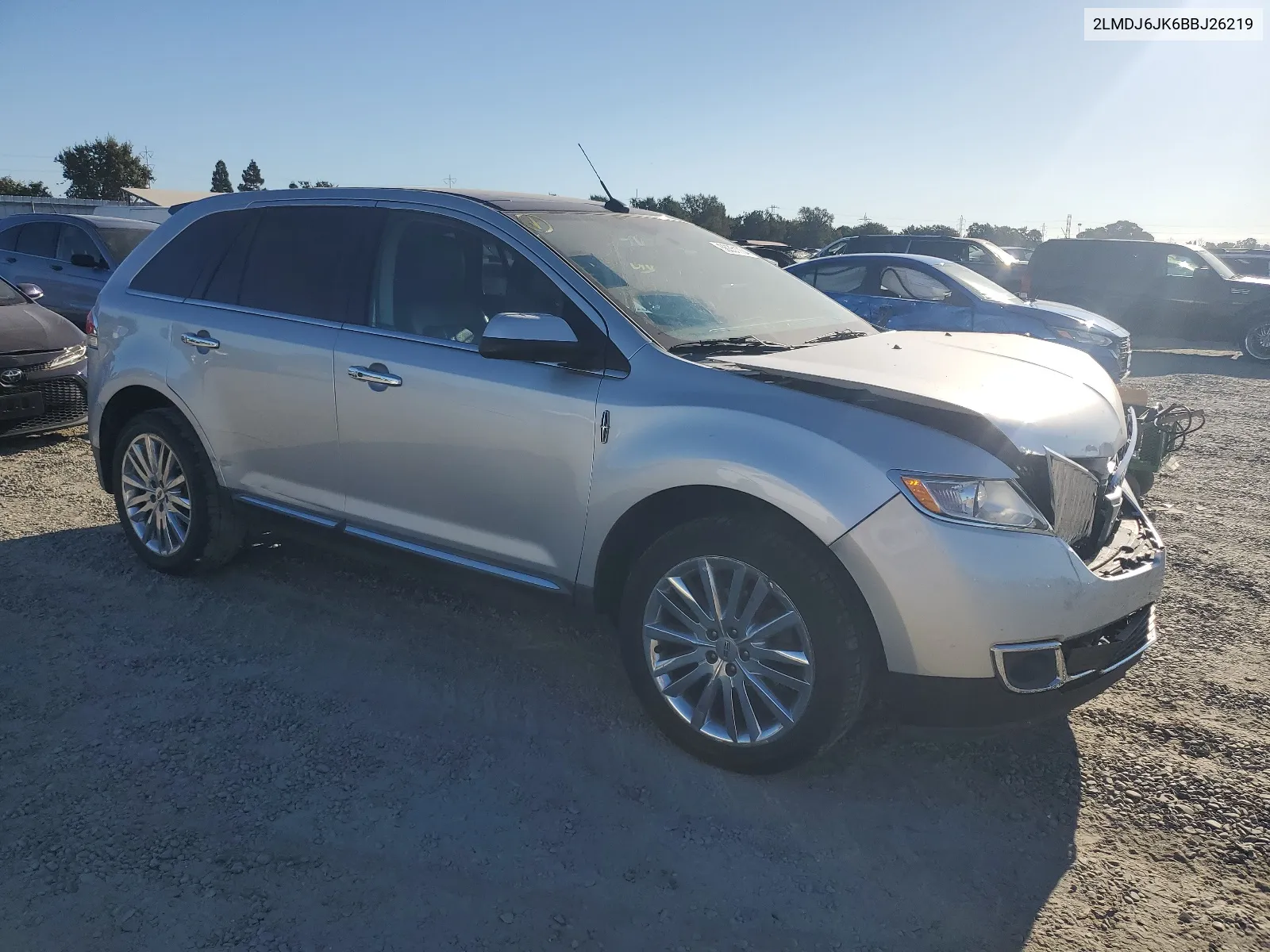 2011 Lincoln Mkx VIN: 2LMDJ6JK6BBJ26219 Lot: 66351704