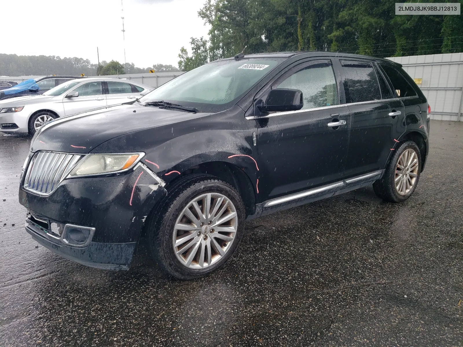 2011 Lincoln Mkx VIN: 2LMDJ8JK9BBJ12813 Lot: 66389244