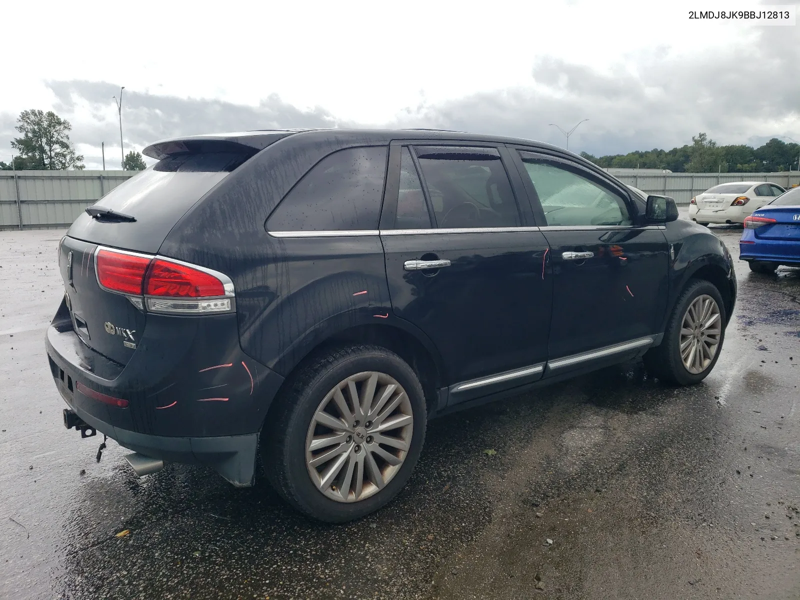 2011 Lincoln Mkx VIN: 2LMDJ8JK9BBJ12813 Lot: 66389244