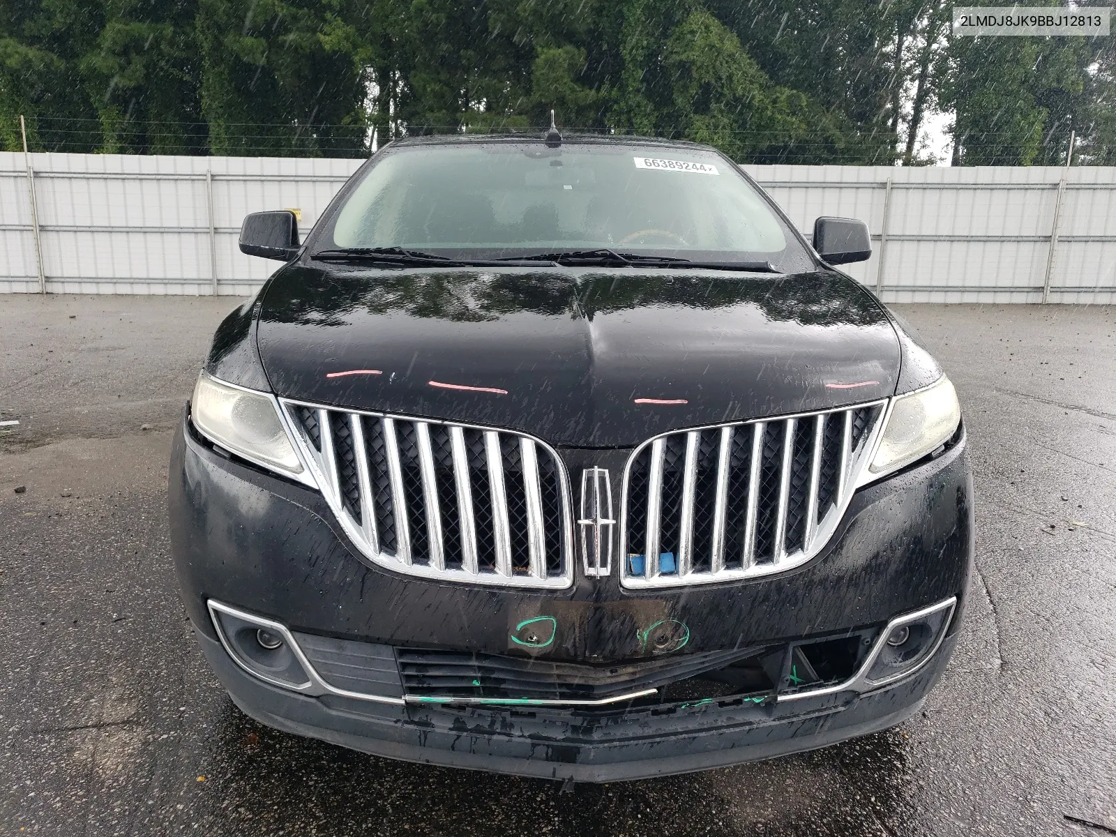 2011 Lincoln Mkx VIN: 2LMDJ8JK9BBJ12813 Lot: 66389244