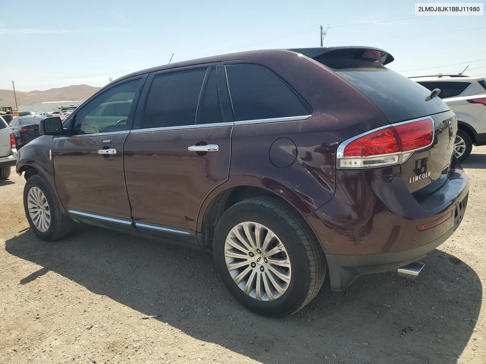 2LMDJ8JK1BBJ11980 2011 Lincoln Mkx