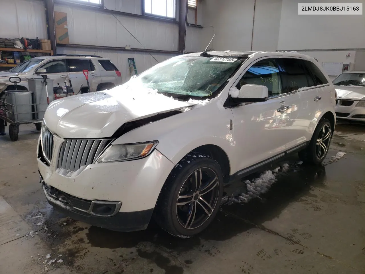 2011 Lincoln Mkx VIN: 2LMDJ8JK0BBJ15163 Lot: 66812152