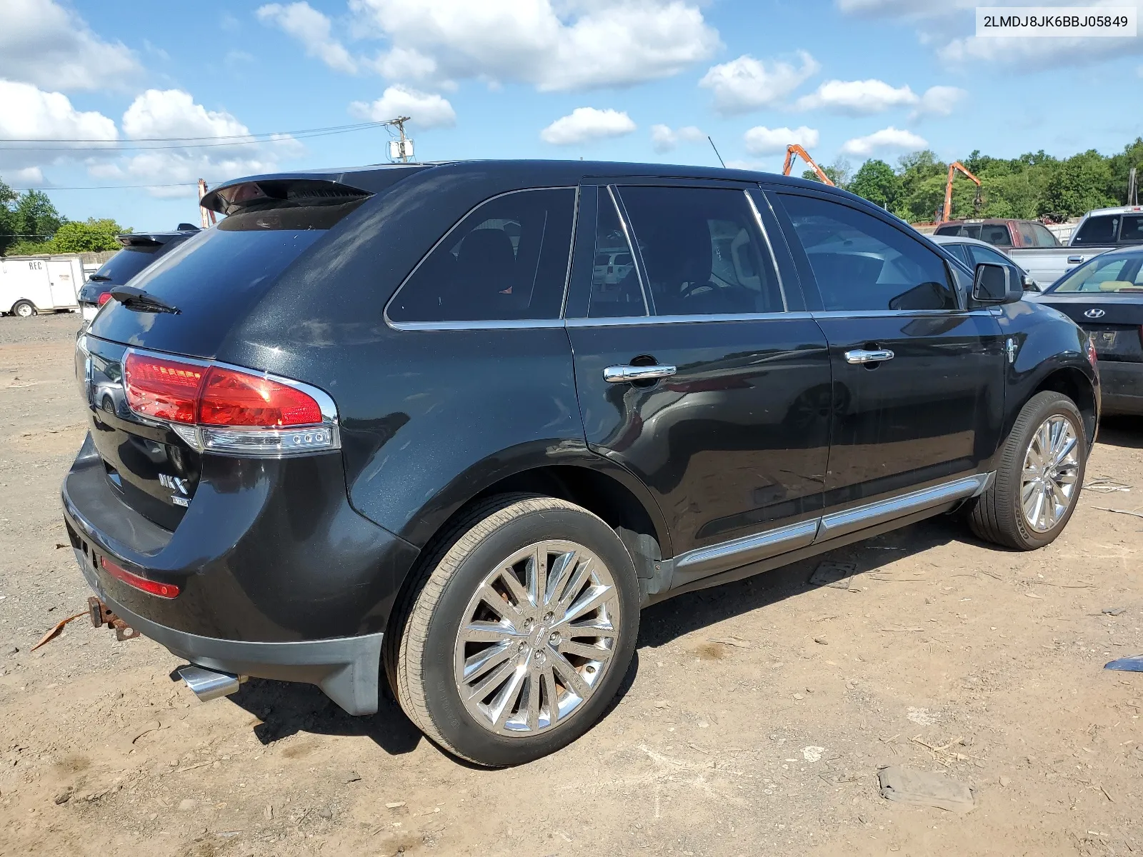 2LMDJ8JK6BBJ05849 2011 Lincoln Mkx