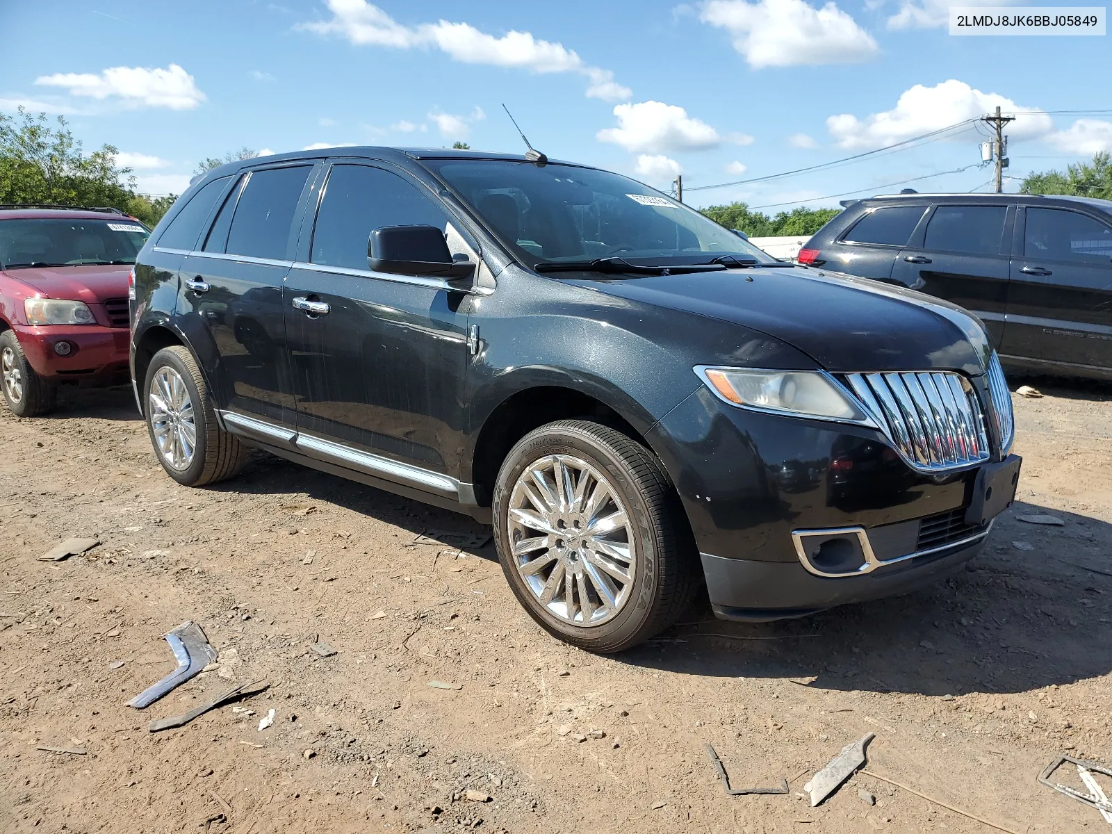 2011 Lincoln Mkx VIN: 2LMDJ8JK6BBJ05849 Lot: 67323164