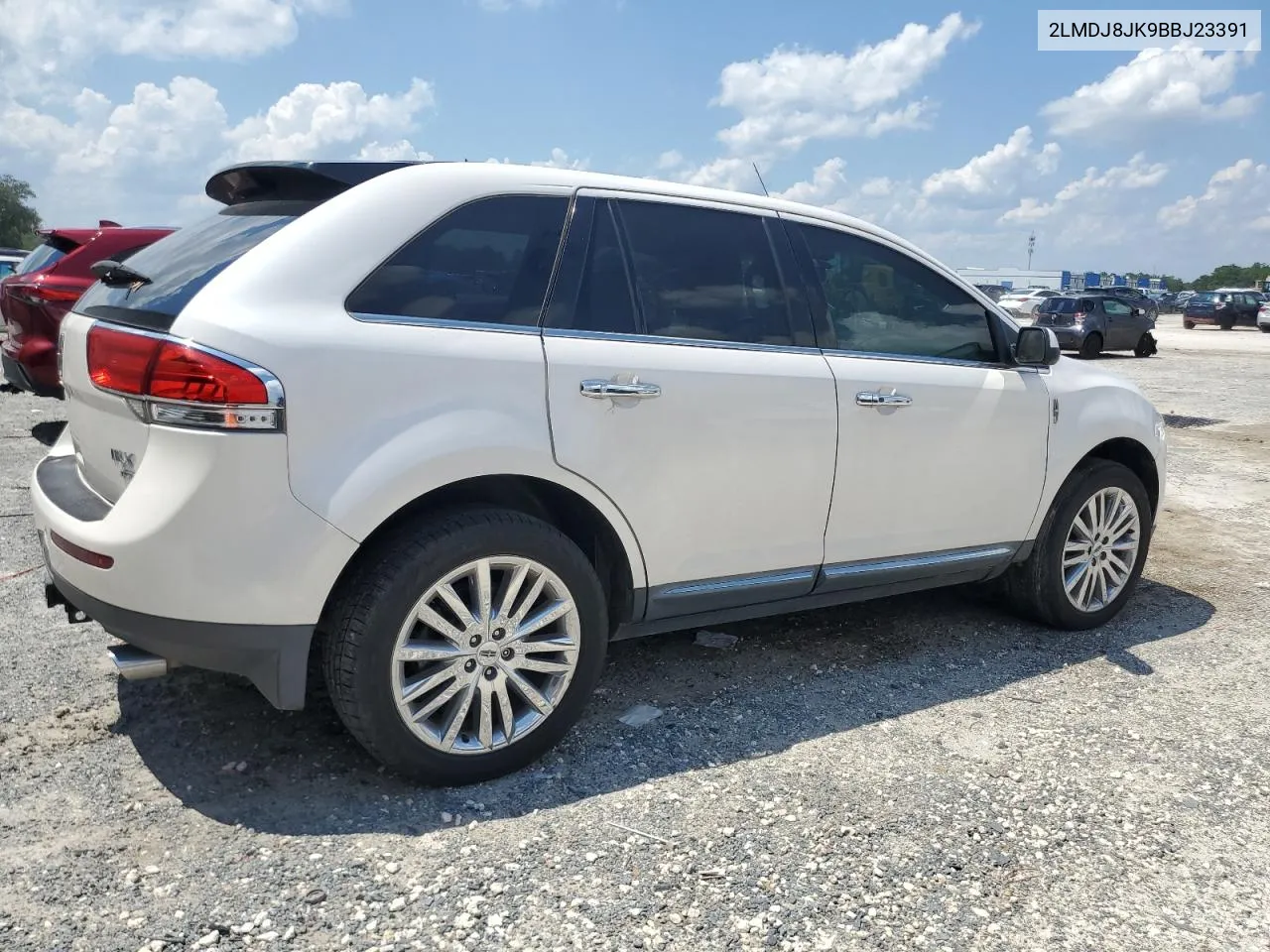 2011 Lincoln Mkx VIN: 2LMDJ8JK9BBJ23391 Lot: 67446254