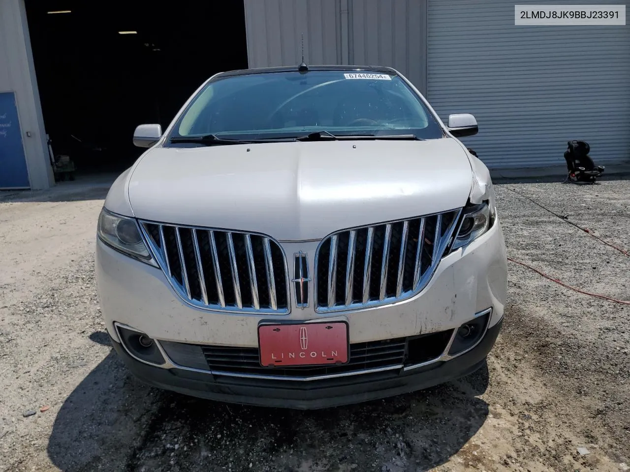 2011 Lincoln Mkx VIN: 2LMDJ8JK9BBJ23391 Lot: 67446254