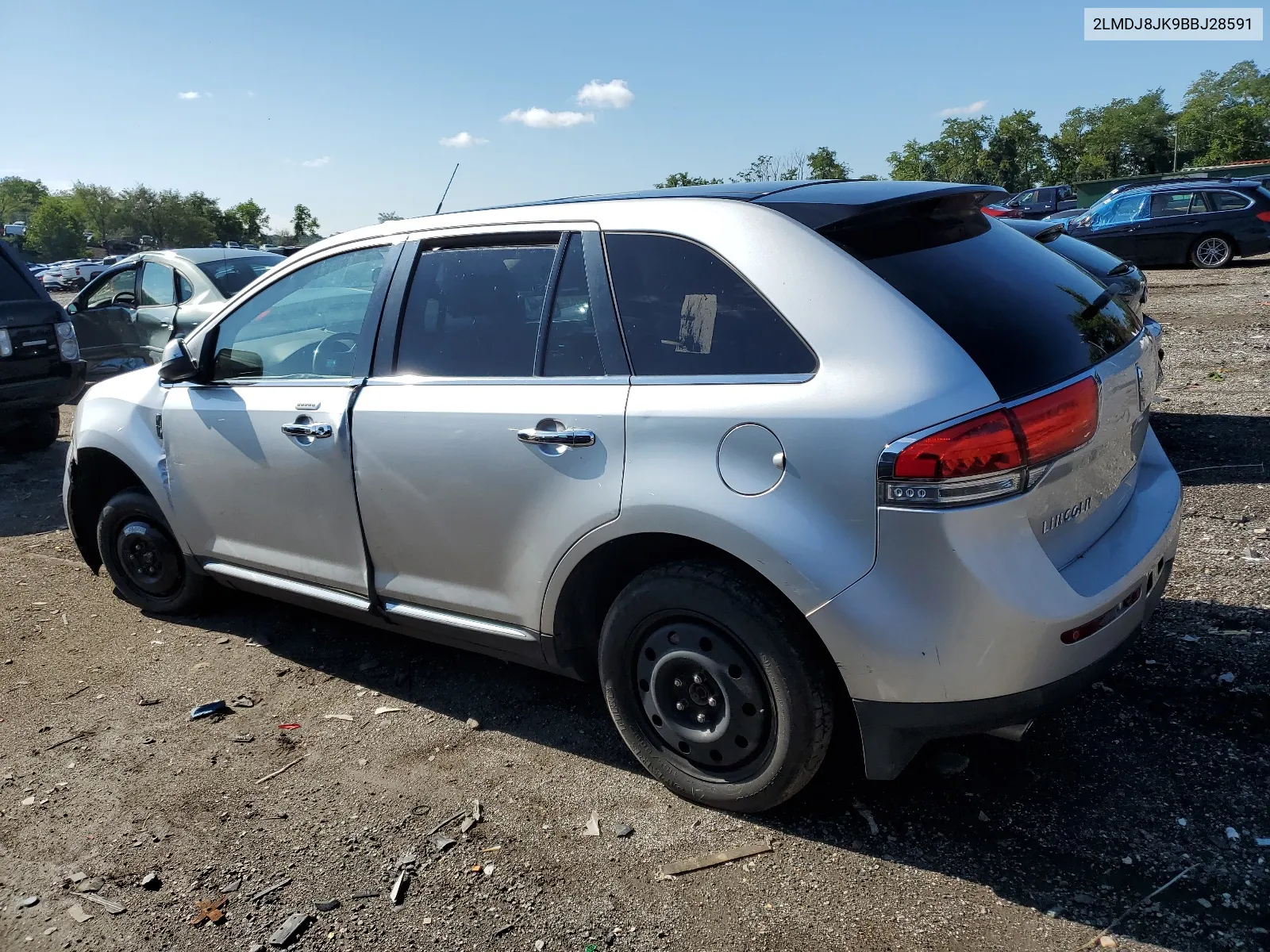 2011 Lincoln Mkx VIN: 2LMDJ8JK9BBJ28591 Lot: 67923204