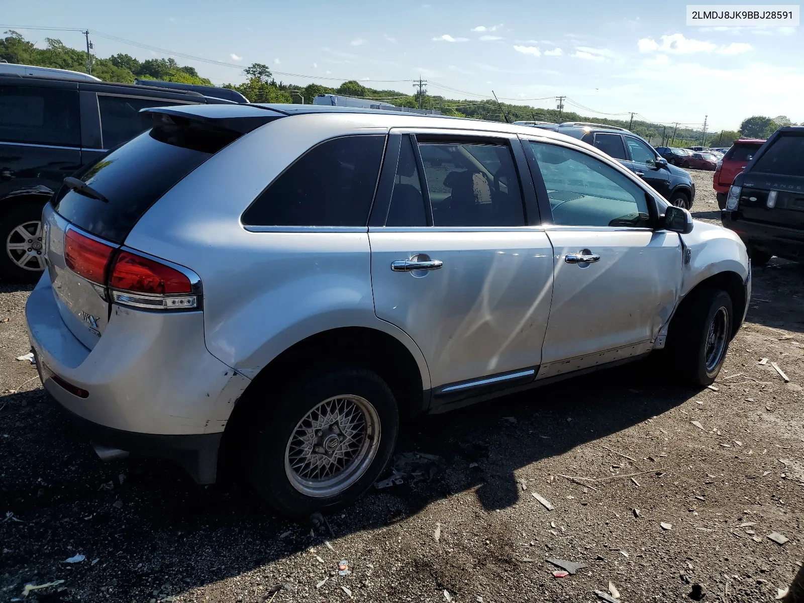 2011 Lincoln Mkx VIN: 2LMDJ8JK9BBJ28591 Lot: 67923204