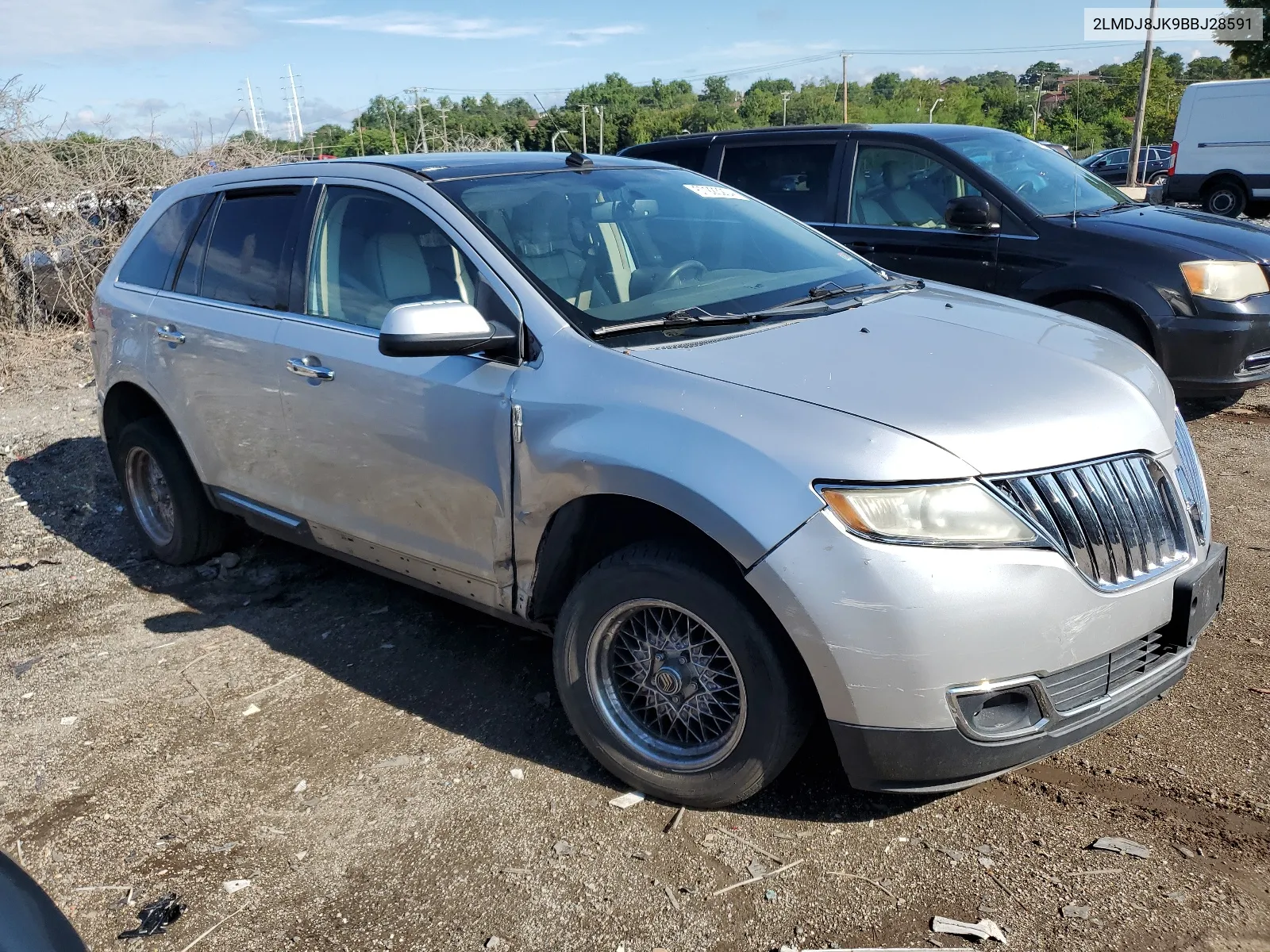 2011 Lincoln Mkx VIN: 2LMDJ8JK9BBJ28591 Lot: 67923204