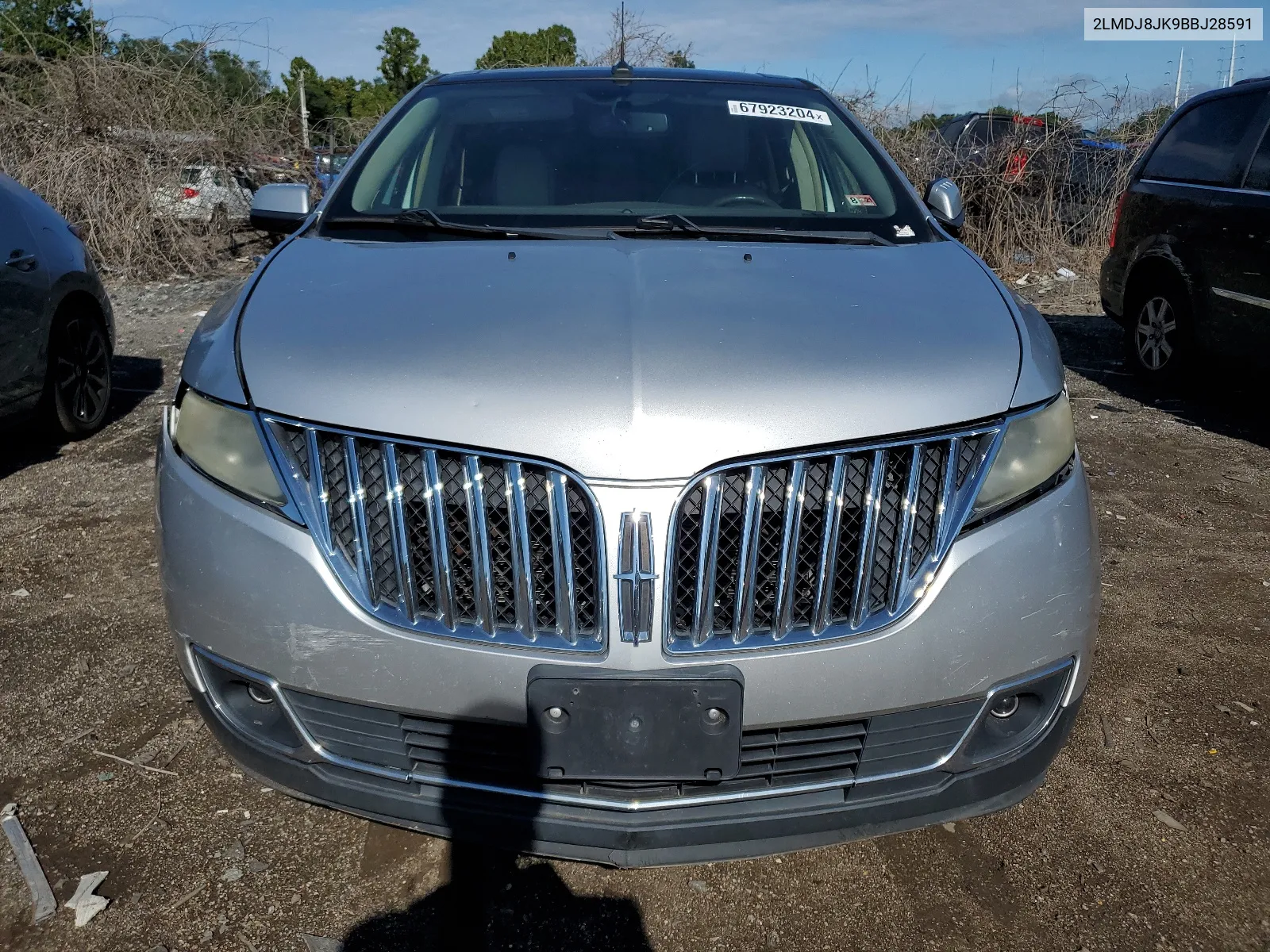 2LMDJ8JK9BBJ28591 2011 Lincoln Mkx