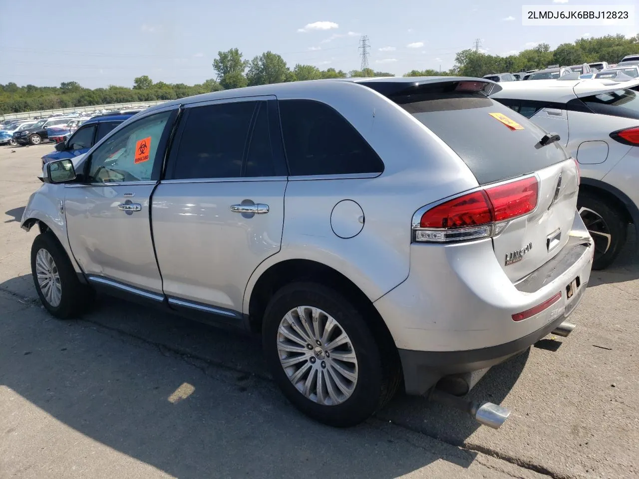 2011 Lincoln Mkx VIN: 2LMDJ6JK6BBJ12823 Lot: 68174334