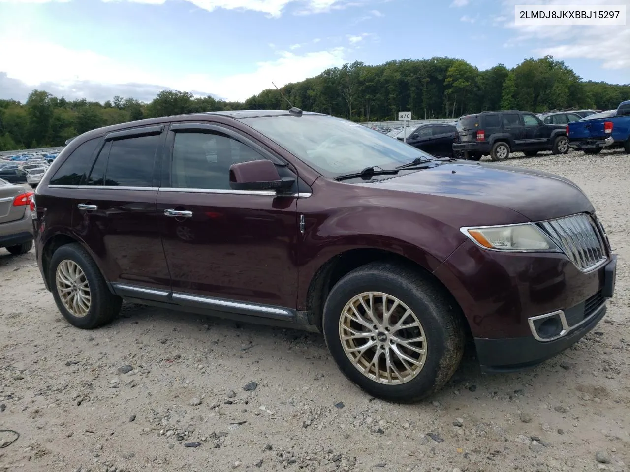 2011 Lincoln Mkx VIN: 2LMDJ8JKXBBJ15297 Lot: 70254964