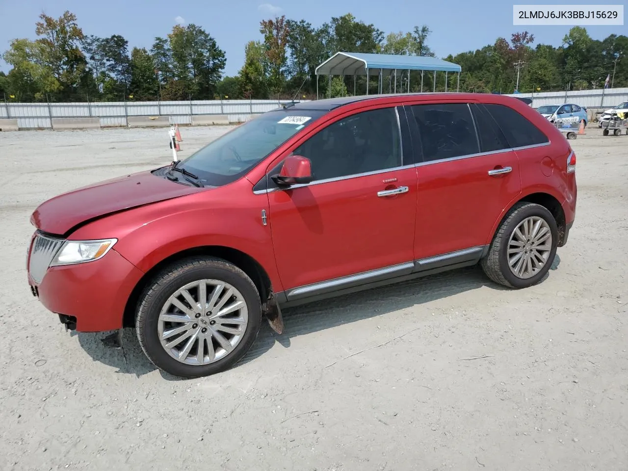 2LMDJ6JK3BBJ15629 2011 Lincoln Mkx