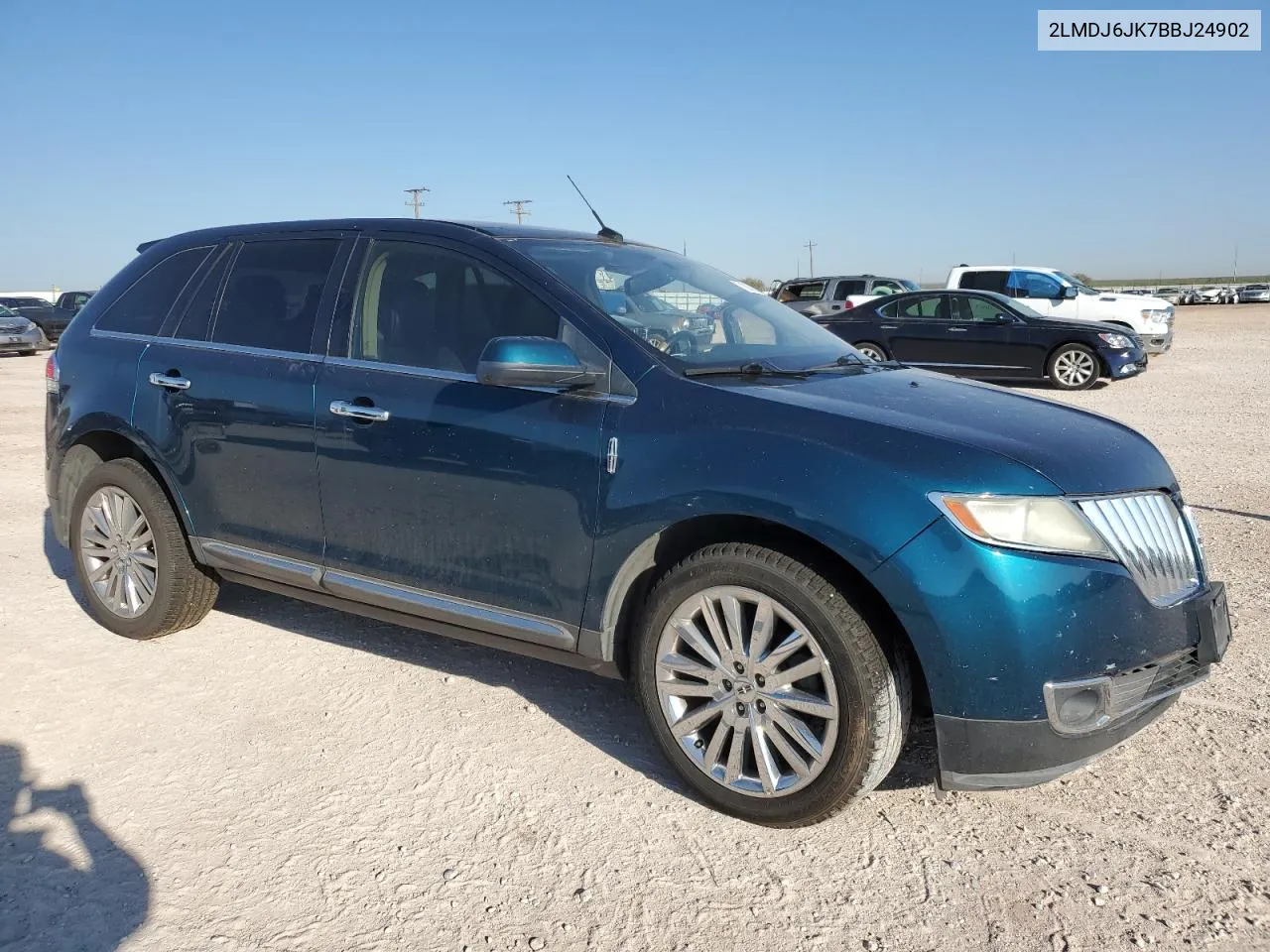 2011 Lincoln Mkx VIN: 2LMDJ6JK7BBJ24902 Lot: 71085874