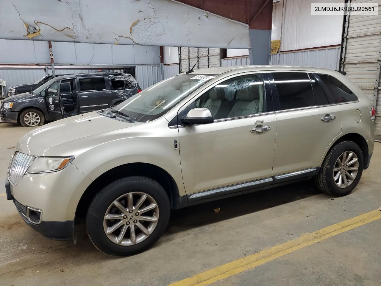 2011 Lincoln Mkx VIN: 2LMDJ6JK9BBJ20561 Lot: 71174704