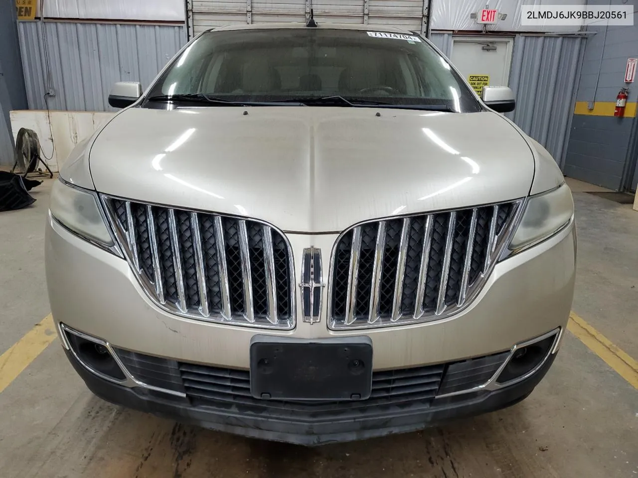 2LMDJ6JK9BBJ20561 2011 Lincoln Mkx