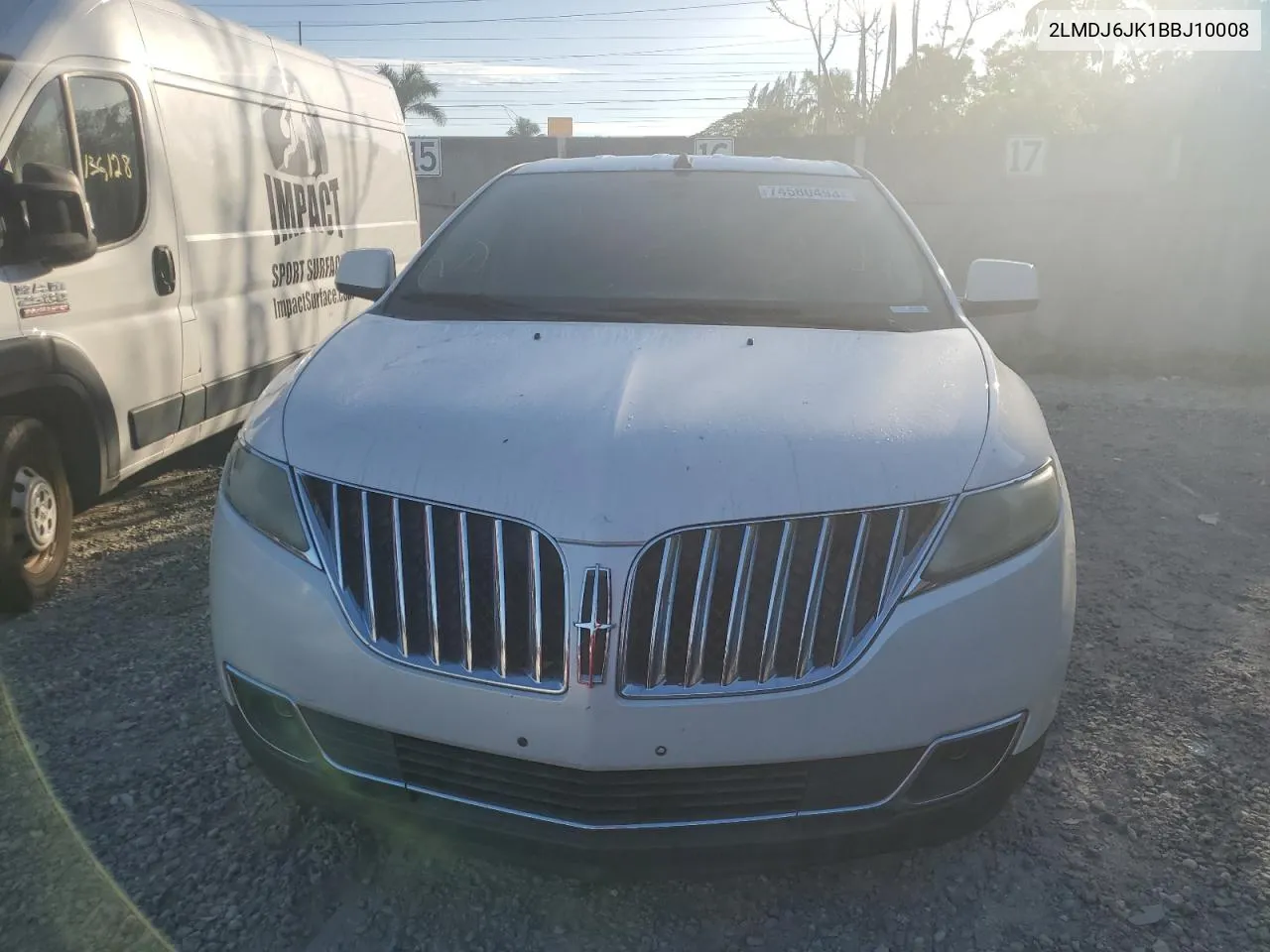 2011 Lincoln Mkx VIN: 2LMDJ6JK1BBJ10008 Lot: 74580493