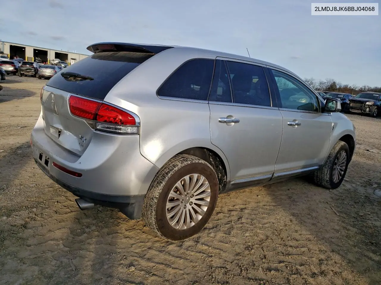 2LMDJ8JK6BBJ04068 2011 Lincoln Mkx