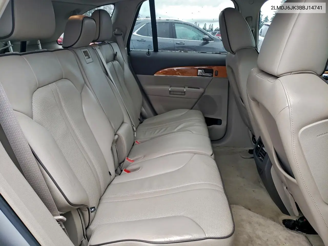 2LMDJ6JK3BBJ14741 2011 Lincoln Mkx