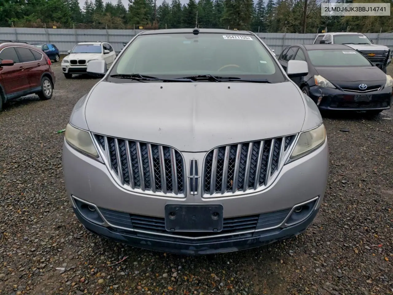 2LMDJ6JK3BBJ14741 2011 Lincoln Mkx