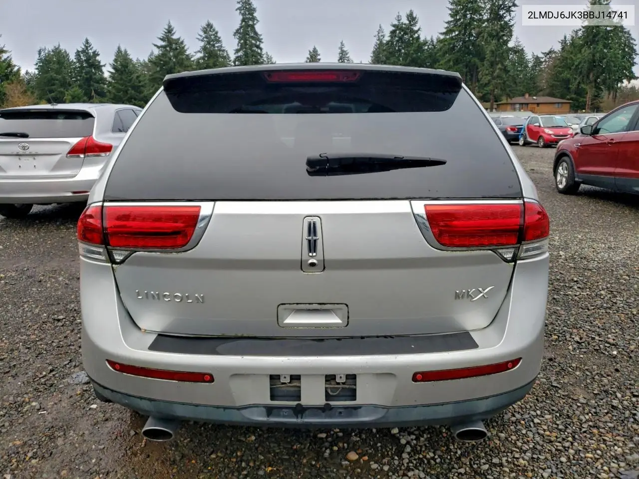 2LMDJ6JK3BBJ14741 2011 Lincoln Mkx
