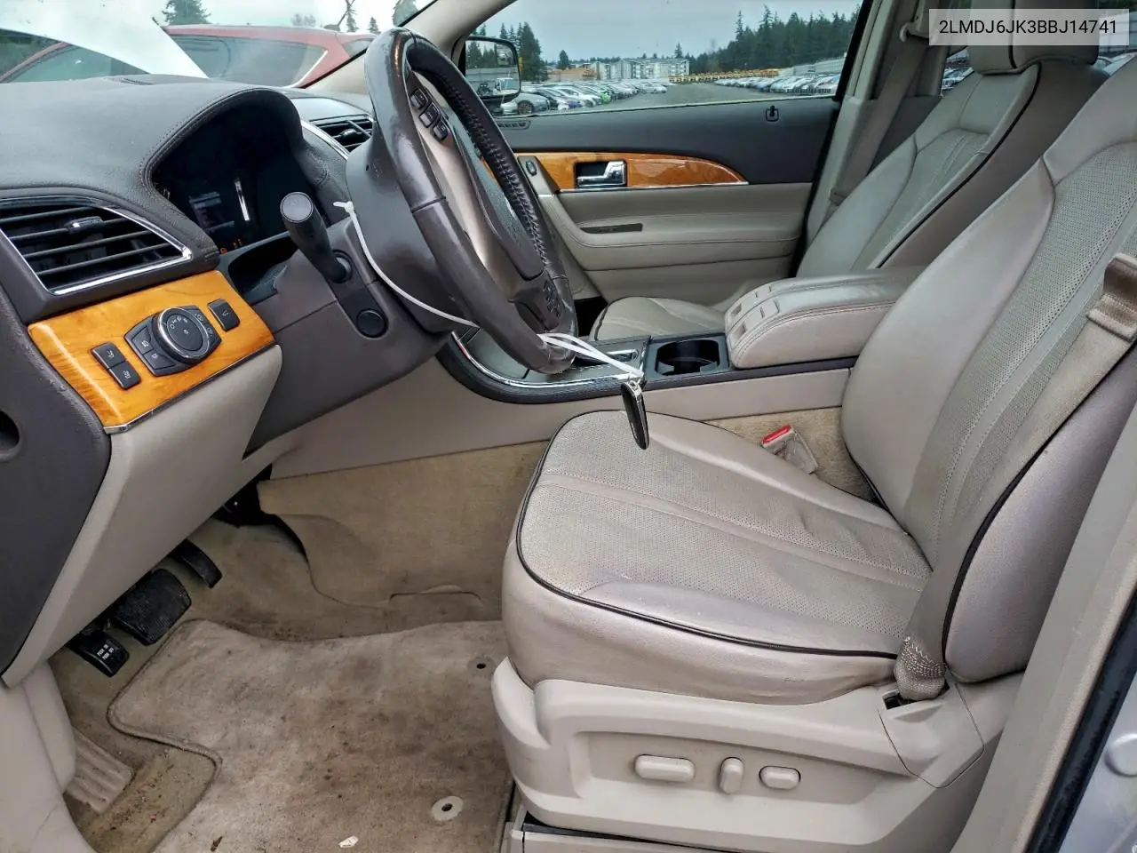 2LMDJ6JK3BBJ14741 2011 Lincoln Mkx