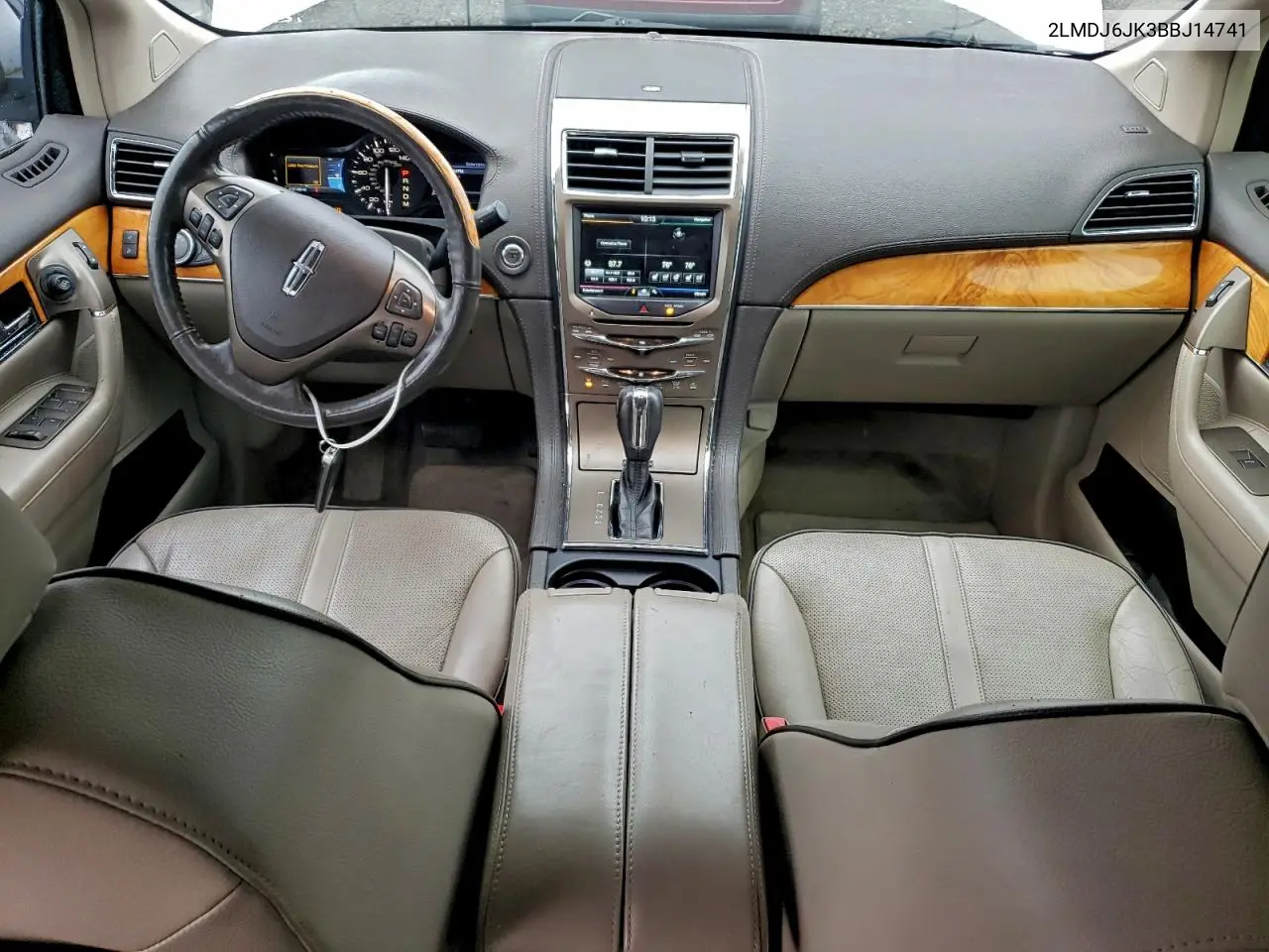 2LMDJ6JK3BBJ14741 2011 Lincoln Mkx