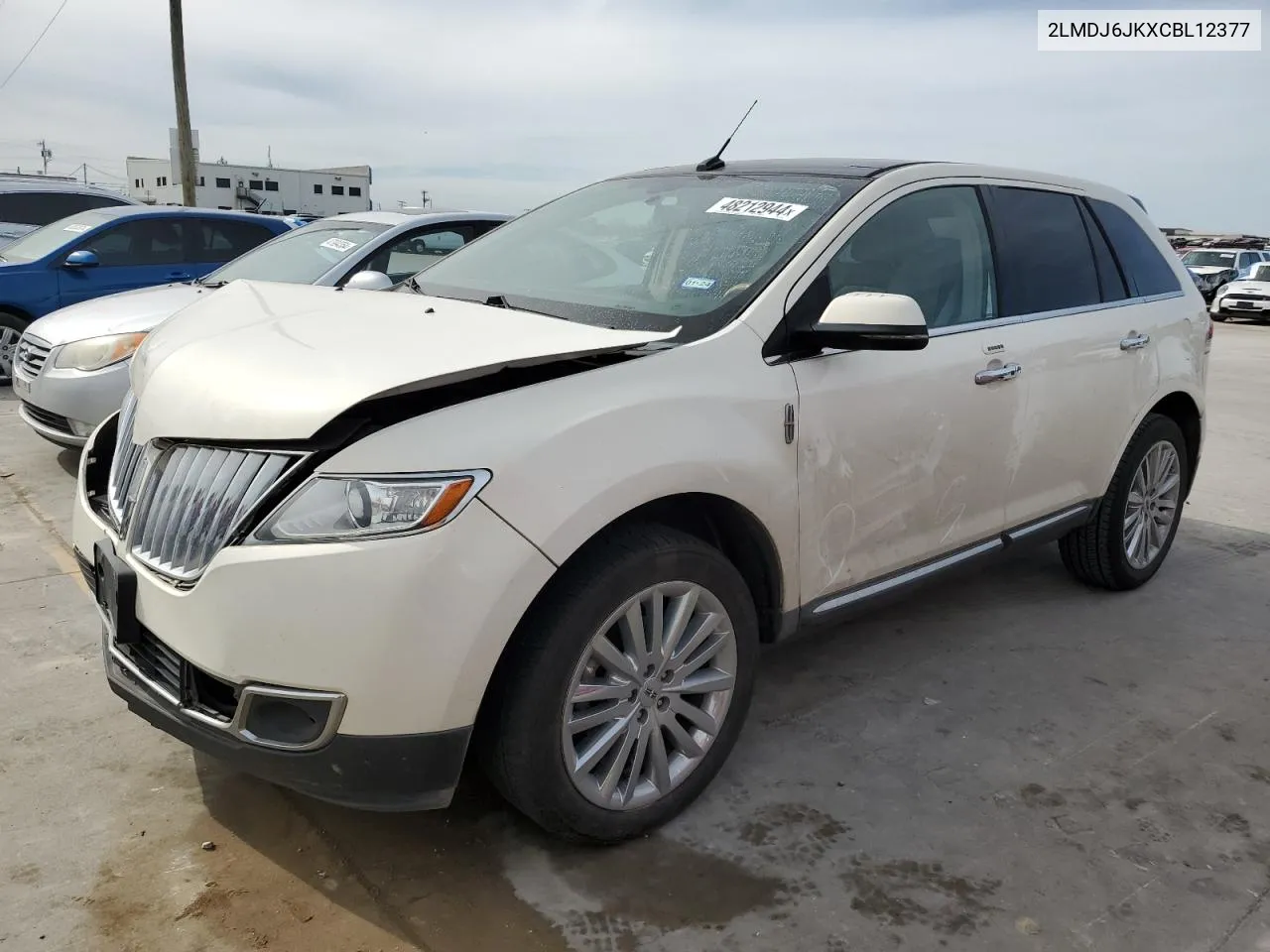 2012 Lincoln Mkx VIN: 2LMDJ6JKXCBL12377 Lot: 48212944